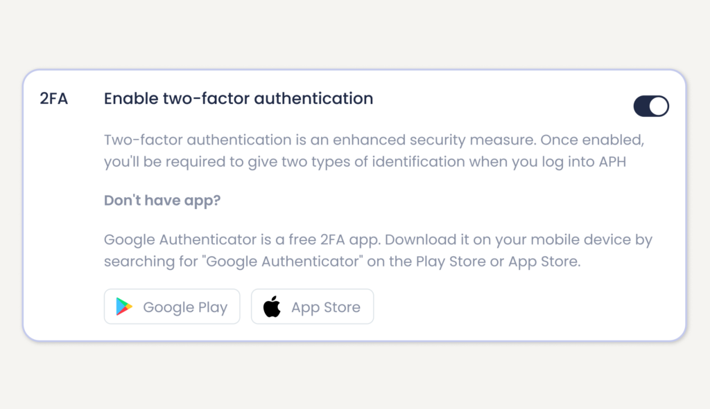 Multi-factor Authentication