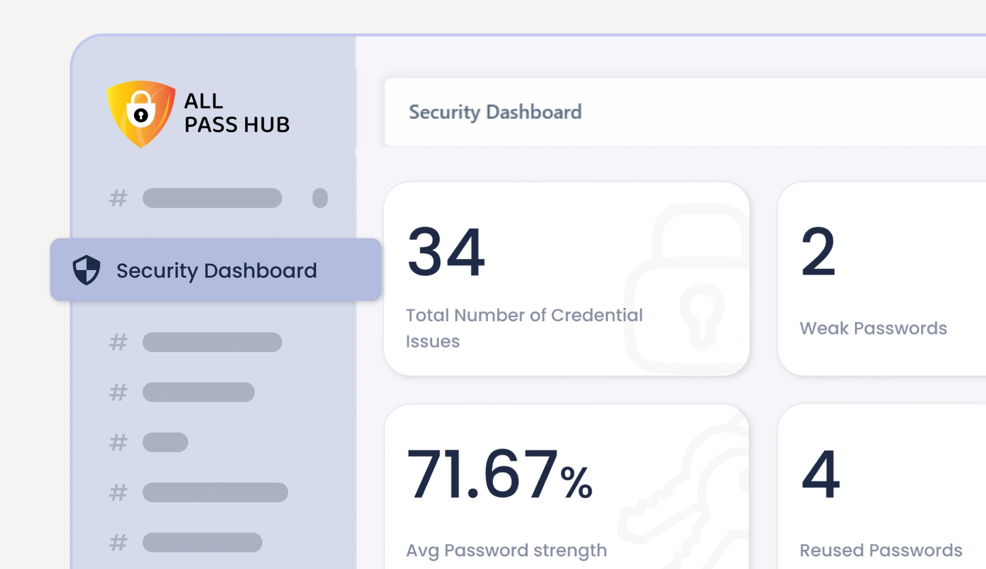 A Powerful Dashboard That Protects Your Passwords