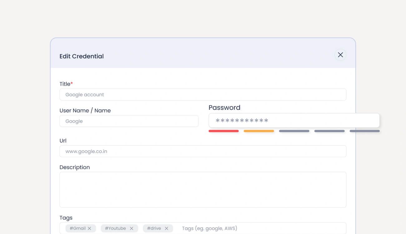 secure password update