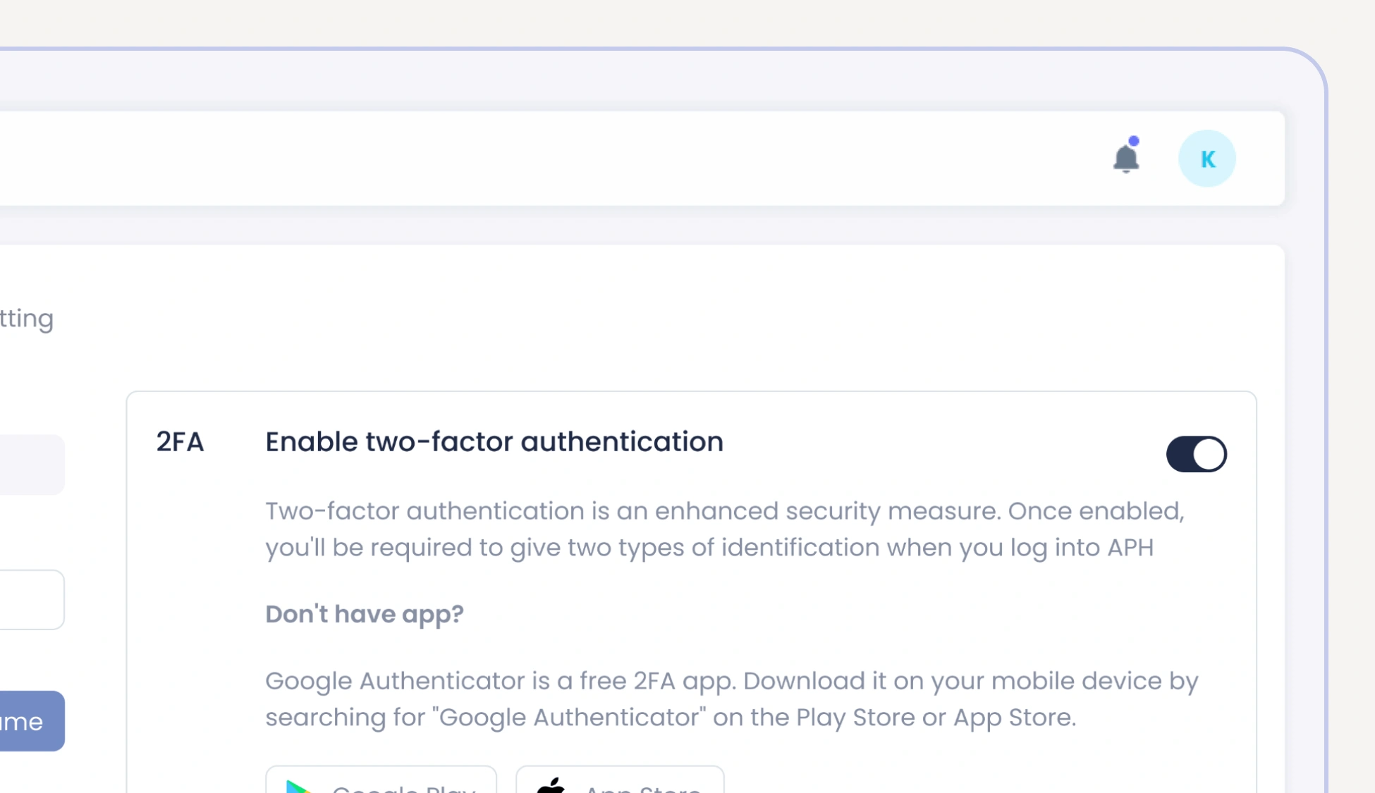 Continuous MFA evolution