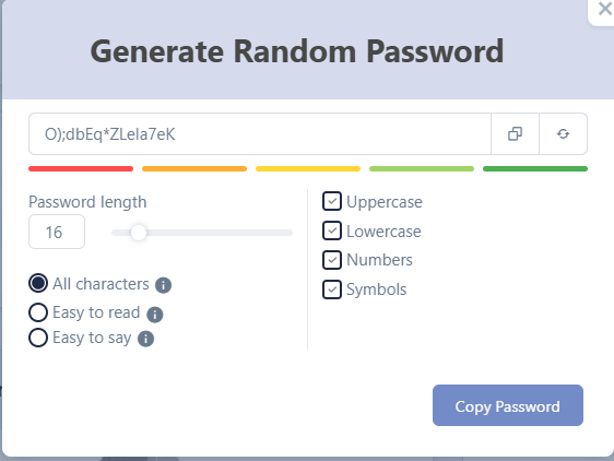  password strength checker