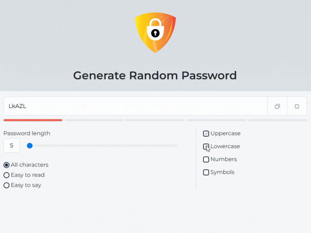 Generate Auto Password